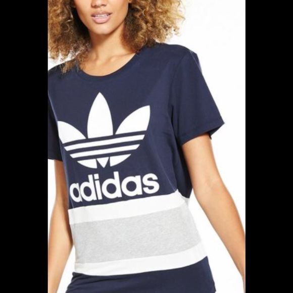 adidas Tops - Adidas Trefoil Boyfriend Tee